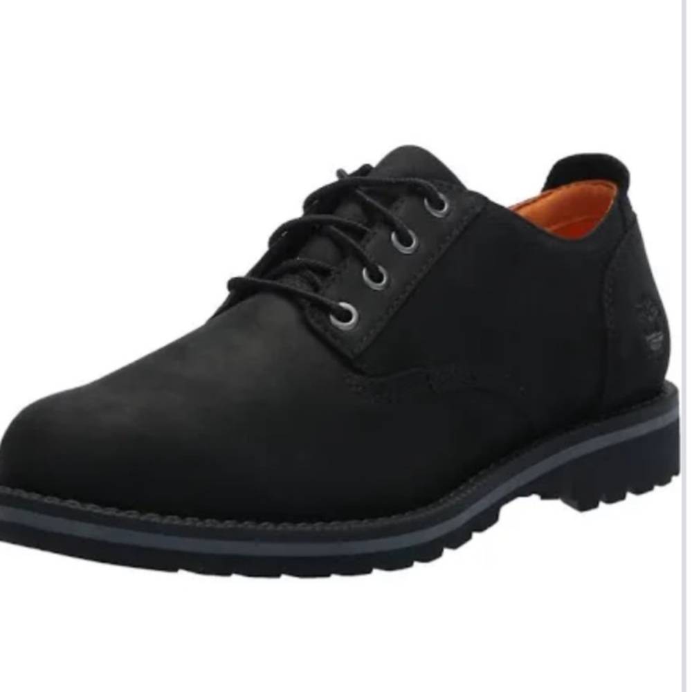Timberland Black Leather Lace Up Shoes